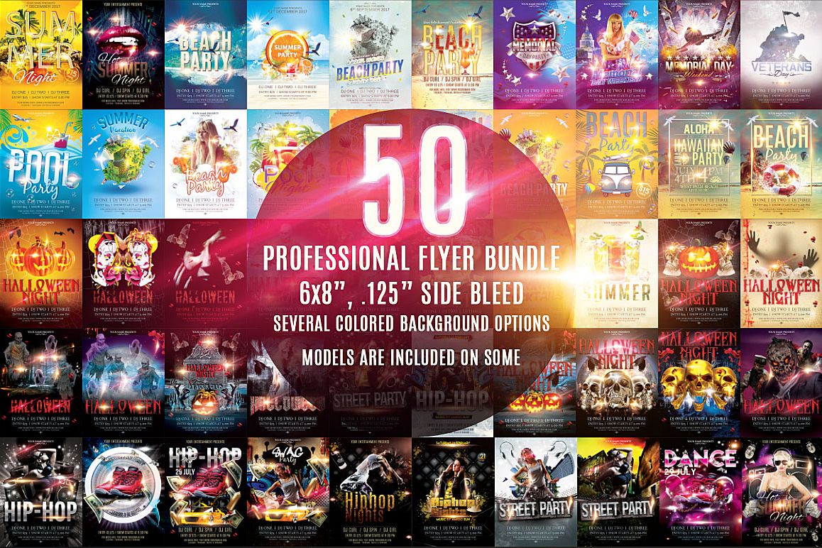 50 Professional Flyer Bundle